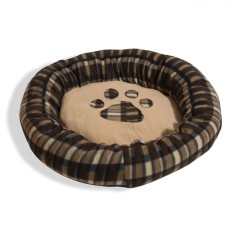Pat caini oval burete 60 cm, material moale si pufos foto