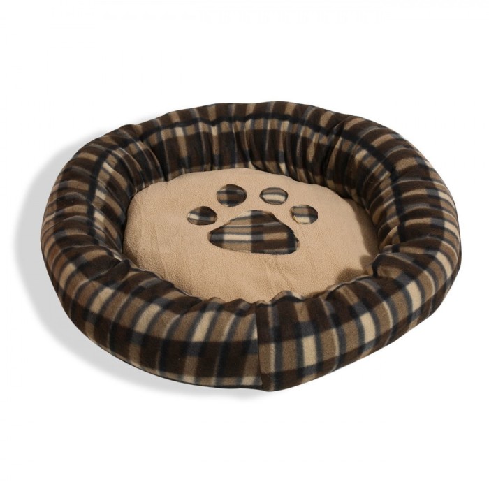 Pat caini oval burete 60 cm, material moale si pufos