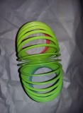 Jucarie veche SPIRALA-Slinky,Stare conform foto,de Colectie,T.GRATUIT, 14k, Galben