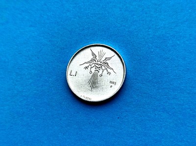 1 Lira 1983 San Marino-UNC-RAR-in realitate arata bine! foto
