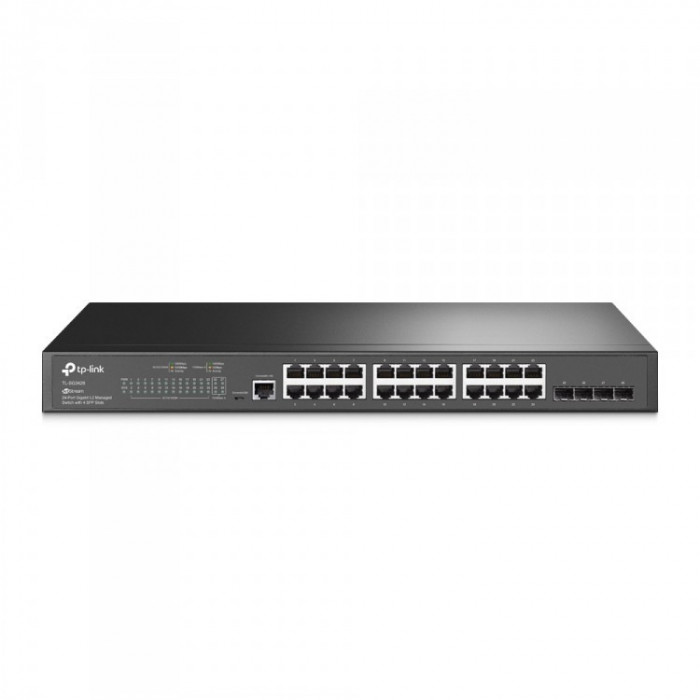 Switch TP-Link TL-SG3428, 24x 10/100/1000 Mbps, 4x Combo SFP