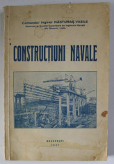 CONSTRUCTIUNI NAVALE , NAVE DE RAZBOIU SI DE COMERT DE NASTURAS VASILE BUC. 1937 *PREZINTA HALOURI DE APA foto