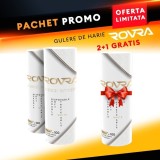 Cumpara ieftin Pachet promo - Gulere de hartie Rovra pentru frizerie - Albe - set 5 role - 3 buc (2+1 GRATIS)