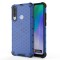 Husa HUAWEI Y6p - Gel TPU Honeycomb Armor (Albastru)