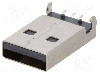 Conector USB A, pentru PCB, KEYSTONE - 931