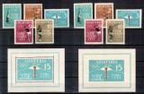 Albania 1962, Olimpiada Tokyo 1964 (1), serii + colite, dantelat + nedantelat, MNH, cota 135 &euro;!