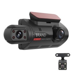 Camera tripla auto CTC G60, 3?, Full HD, inregistrare automata,infrarosu foto
