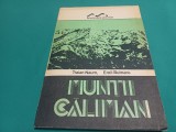 MUNȚII CĂLIMAN + HARTA * MONOGRAFII MONTANE / TRAIAN NAUM * 1989 * 3 3 1