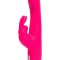 Vibrator Happy Rabbit Slimline Curve Rabbit, 15 Moduri Vibratii, Silicon, USB, Roz, 20 cm