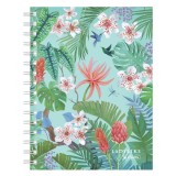 CAIET A5 100 FILE, CU SPIRA, PATRATELE, MOTIV LADYLIKE JUNGLE, Herlitz