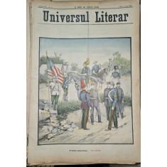 Revista Universul Literar nr.24/1898 pe coperta armata americana