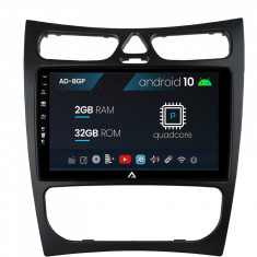 Navigatie Mercedes Benz CLK W209 (2000-2005) (2000-2005), Android 10, P-Quadcore 2GB RAM + 32GB ROM, 9 Inch - AD-BGP9002+AD-BGRKIT416V2