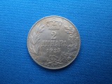 2 DINARI 1925 SERBIA /Zn