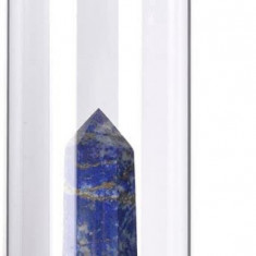 Sticla pentru apa cu cristal natural lapis lazuli 24cm