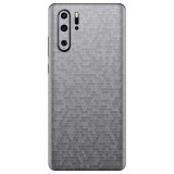 Cumpara ieftin Set Folii Skin Acoperire 360 Compatibile cu Huawei P30 Pro (Set 2) - ApcGsm Wraps HoneyComb Gray, Argintiu, Oem