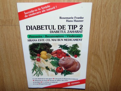 DIABETUL DE TIP 2 -ROSEMARIE FRANKE,HANS HAUNER foto