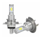 Set 2 becuri auto LED H7, 12V, 4000LM, 6000K, 55W, BZRSH