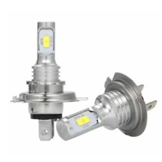 Set 2 becuri auto LED H7, 12V, 4000LM, 6000K, 55W, BZRSH