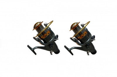 Set 2 mulinete prokarpfishing KT5000 cu 6 rulmenti si baitrunner foto