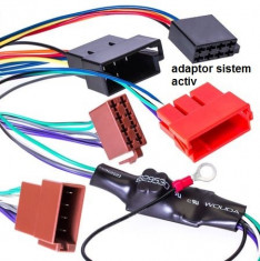 ADAPTOR AMPLIFICATOR / SUBWOOFER ACTIV SISTEM AUDI SEAT VW SKODA PLAYER FABRICA foto