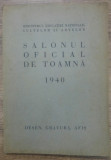 Salonul Oficial de Toamna 1940// desen, gravura, afis