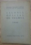 Salonul Oficial de Toamna 1940// desen, gravura, afis