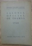 Salonul Oficial de Toamna 1940// desen, gravura, afis