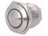 Intrerupator anti-vandalism, OFF-(ON), &Oslash;16mm, ONPOW, GQ16B-10E/J/W/24V/S