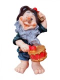 Cumpara ieftin Statueta Decorativa Pitic Multicolor 50cm Rasina - Figurine Gradina, Casa, Aniversare, Cadou Deosebit