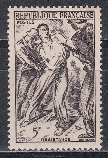Franta 1947 - Mișcarea de rezistență, MNH