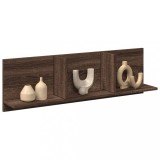 Gossi dulap de perete, stejar maro, 100x16,5x30 cm, lemn prelucrat