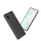 Huse silicon antisoc cu microfibra interior Samsung Note 10 Lite , Negru