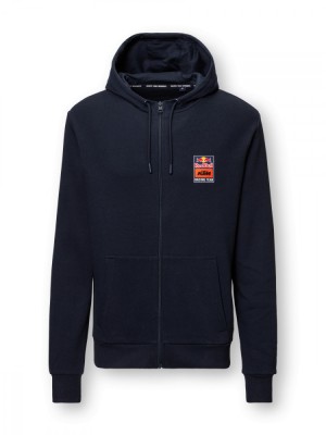Red Bull KTM hanorac de bărbați cu glugă Backprint navy - XXL foto