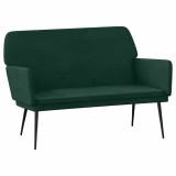 Cumpara ieftin Banca, verde inchis, 108x79x79 cm, catifea