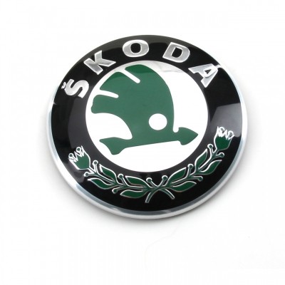 Emblema fata Skoda Octavia 2 1Z 2004-2013, Original, 3U0853621BMEL foto