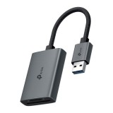 USB Type-A to SDTF 3.0 Adapter SPEC: 1 A USB-A Connector 1 A SD + 1 A TF up to 104MBps support SanDisk UHS-, 200MBps Port FEATURE: Plug and Play, Fast