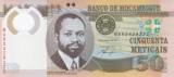 Bancnota Mozambic 50 Meticais 2011 - P150a UNC ( polimer )
