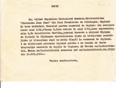 AMS @ - DOCUMENT/COPIE ADEVERINȚĂ A DIPLOMEI DE LICENȚĂ FACULTATEA DE FILOLOGIE UAIC DIN IAȘI
