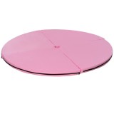 HOMCOM Saltea Pole Dance Roz, &Oslash;150 x 5 cm Antiderapantă, Portabilă, Detașabilă, Pliabilă, Spumă EPE