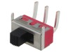 Comutator Glisant Pozitie 2 SPDT 3A 250VAC 6A 28VDC ON-ON THT