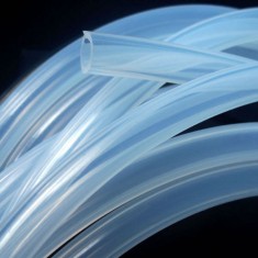 Furtun silicon subtire pentru dozator de lapte foto
