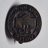 Teatrul de Stat din Arad, aniversare 25 de ani, 1948-1973, insigna rara