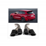 Cumpara ieftin Ornament de toba compatibil Porsche Cayenne 92A Facelift (10 2014-2017) GTS Design -Negru