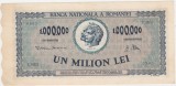 Bancnotă Rom&acirc;nia 1.000.000 lei 1947 BNR, Traian și Decebal