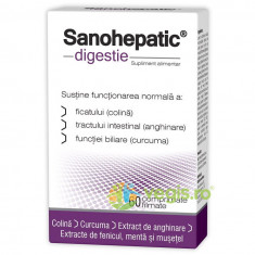 Sanohepatic Digestie 60cps filmate