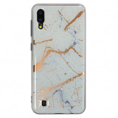 Husa Fashion Samsung Galaxy A70 Marble Alb foto