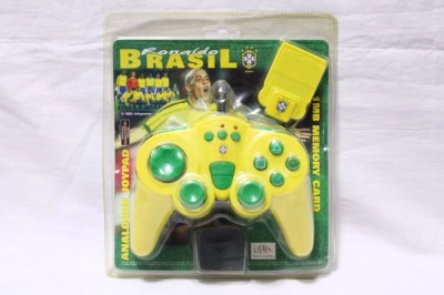 Controller + card memorie pentru consola Sony Playstation 1 PS1 PS ONE Ronaldo Brasil - sigilat foto