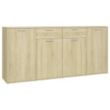 Cumpara ieftin Servanta, stejar Sonoma, 160x36x75 cm, lemn prelucrat