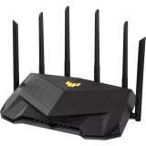 ASUS TUF Gaming AX6000 Dual Band WiFi 6 Gaming Router with dedicated Gaming port Dual 2.5G port AiMesh AiProtection Pro AURA RGB &quot;90IG07X0-MO3C00&quot; (ti