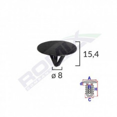 CLIPS FIXARE PROTECTIE MOTOR PENTRU HYUNDAI, KIA 8X15.4MM NEGRU SET 10 BUC